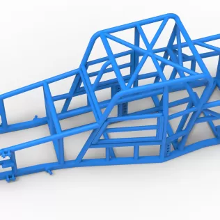 Frame of Dwarf car Version 2 Scale 1:25 - Model thumbnail 2