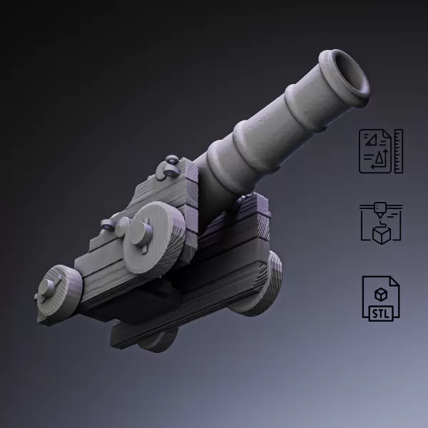 Pirate Cannon #RoZ - Model preview 2