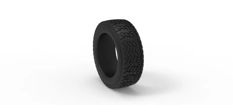 Offroad tire 141 Scale 1:25 - Model preview 8