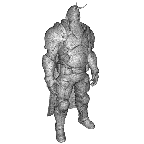 Dwarf Heroes Fantasy Warrior Kitbash Pack – High-Poly 10 Char - Model preview 7