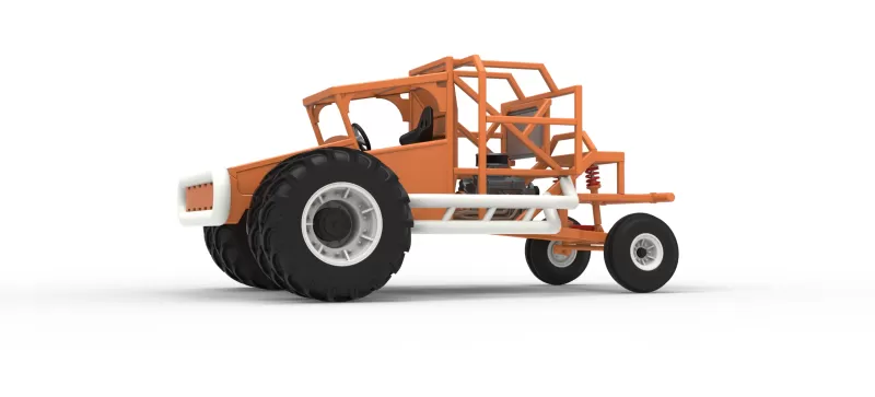 Racing Combine Harvester Base Scale 1:25 - Model preview 2