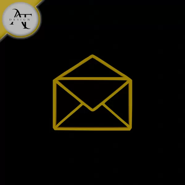 Simple Letter Symbol - 2D Art - Model preview 1
