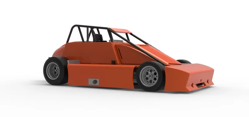 Experimental Pavement Silver Crown Car Scale 1:25 - Model preview 25