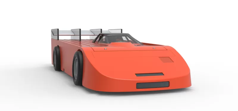 Vintage Asphalt Outlaw Super late model 1:25 - Model preview 27