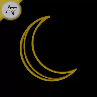 Simple Moon Symbol - 2D Art