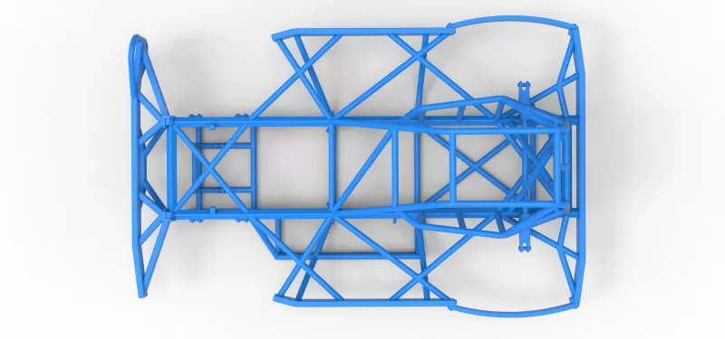 Frame of BriSCA Formula 2 Stock Car Scale 1:25 - Model preview 9