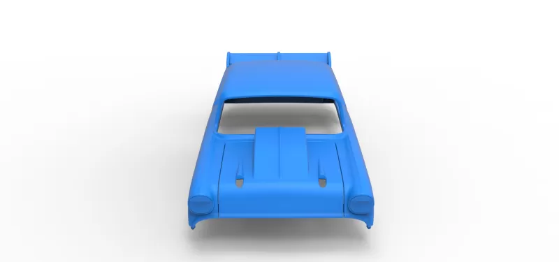 Shell of Vintage Dirt Modified stock car Version 9 Scale 1:25 - Model preview 6
