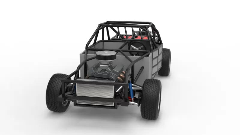 IMCA Stock car Base Scale 1:25 - Model preview 5