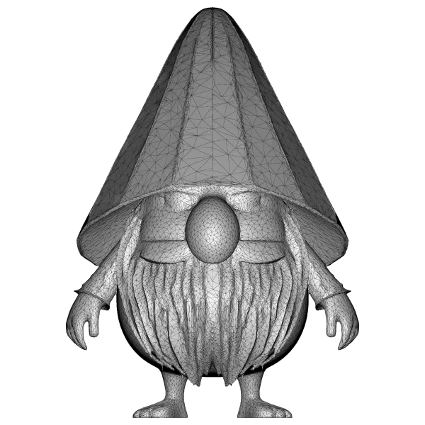 Woodland Gnome Collection (10 High-Poly Kitbash Characters) - Model preview 19