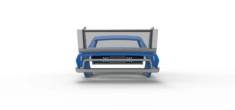 Shell of Vintage Semi-Late Model Stock Car Scale 1:25 - Model preview 12