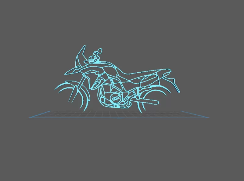 BMW - F 800 GS Wall Art - Model preview 1