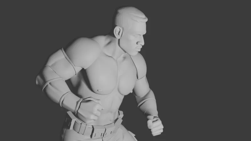 MORTAL KOMBAT 3 - JAX - Model preview 6