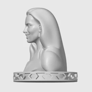 Kate Beckinsale 3D Bust Print - Model thumbnail 5