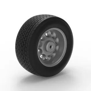 Wheel of Dirt Modified stock car V3 Scale 1:25 - Model thumbnail 8