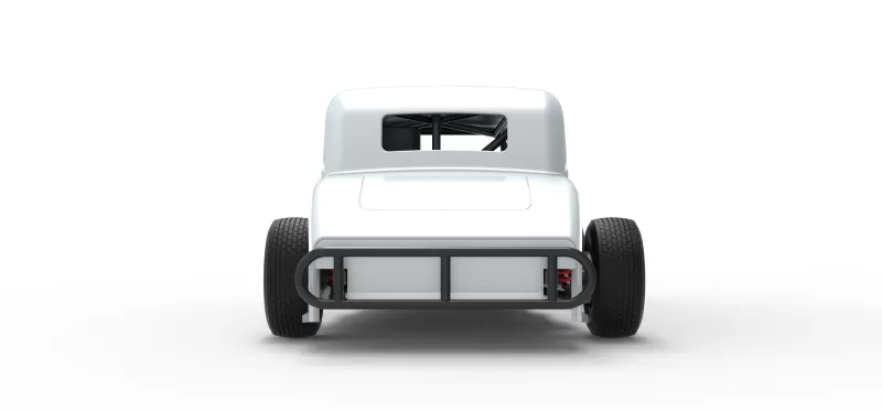 Canadian vintage modified stock car Scale 1:25 - Model preview 16