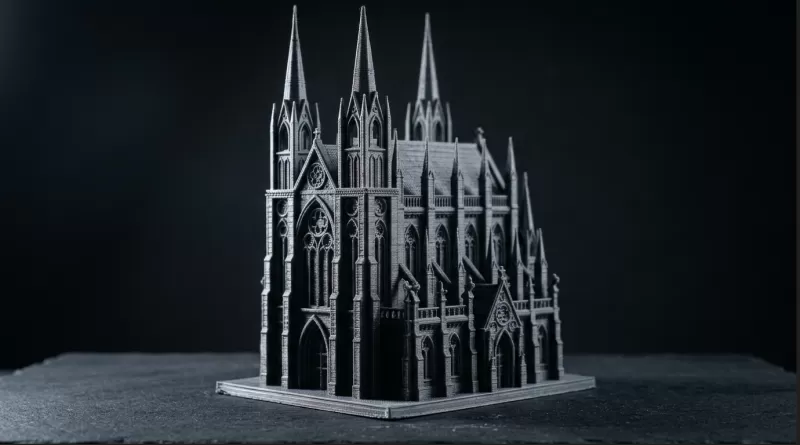 Gothic cathedral - Model preview 4