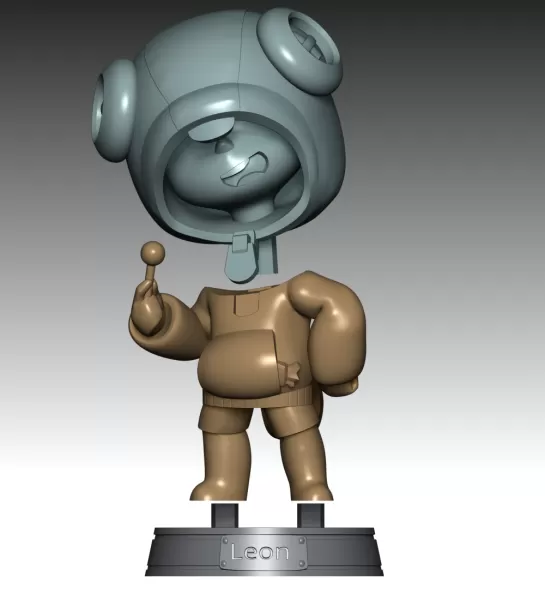 Leon - Brawl Stars - Model preview 10