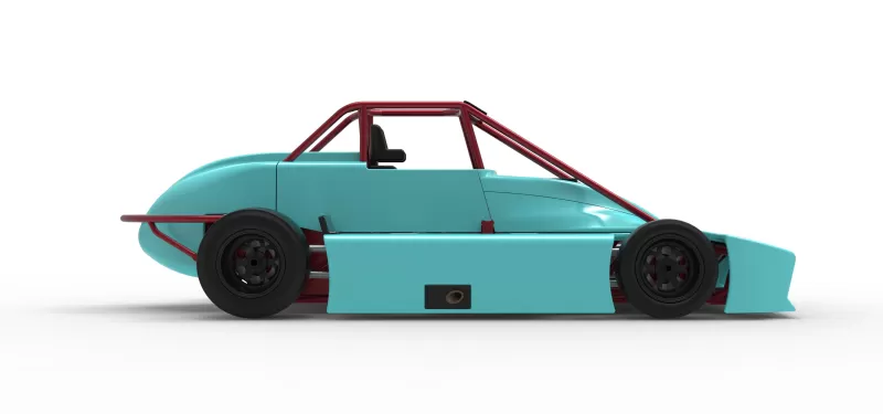 Experimental Pavement Silver Crown Car Version 3 Scale 1:25 - Model preview 22