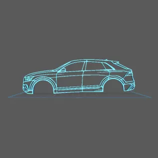 Audi - SQ8 2020 Wall Art