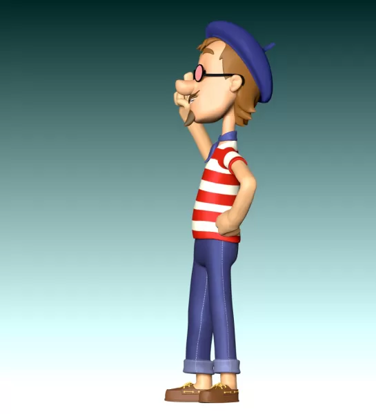 Francois Turbot FanArt - Model preview 6