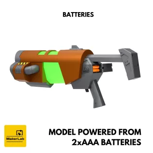 Railgun - Quake III Arena - Printable 3d model - STL files - Model thumbnail 9