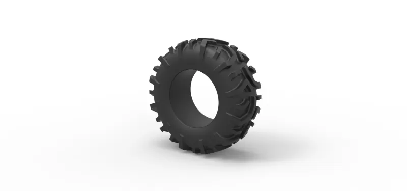 Offroad tire 139 Scale 1:25 - Model preview 7