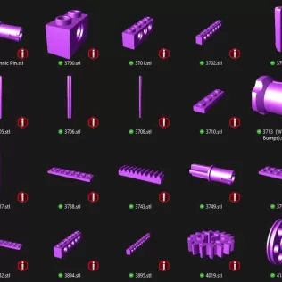 Stacking Blocks Giant Dune Buggy - 5 x Scale! - Model thumbnail 5