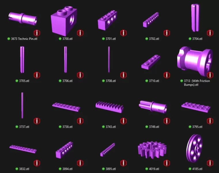 Stacking Blocks Giant Dune Buggy - 5 x Scale! - Model preview 5