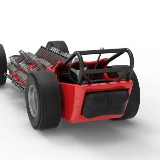 Vintage AWD Dragster Version 2 Scale 1:25 - Model thumbnail 14