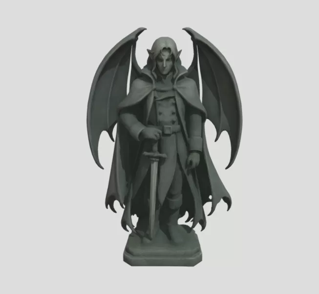 Vampire Statue - Model preview 1