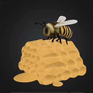 Bee Hive - Model thumbnail 2