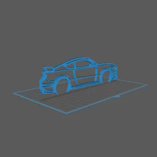 Ford - Mustang GT 500 Wall Art - Model thumbnail 1
