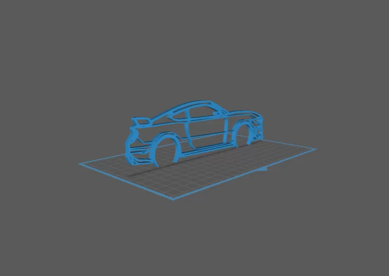 Ford - Mustang GT 500 Wall Art - Model preview 1