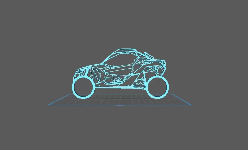 Can Am - Maverick X RS Turbo 2018 Wall Art - Model preview 1