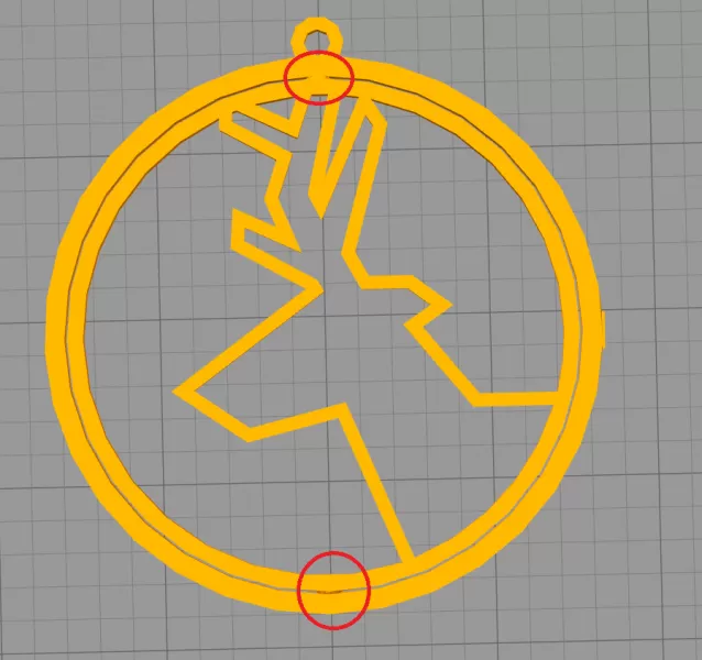 Reindeer gyroscope spinning Christmas tree decoration - Model preview 4