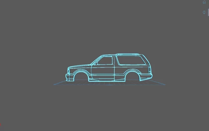 GMC - Typhoon 1992 Wall Art - Model preview 1