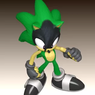 Ashura the Hedgehog - Model thumbnail 7