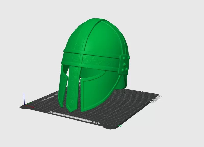 Medieval Viking Helmet - Model preview 4