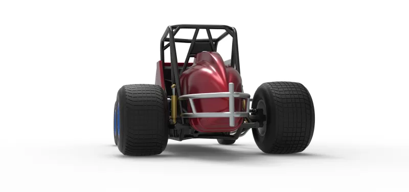 Vintage Dirt Silver Crown Car Scale 1:25 - Model preview 15