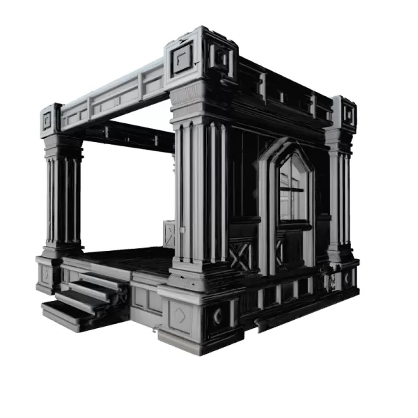 Modern Room 3D Printable Model - Model preview 5