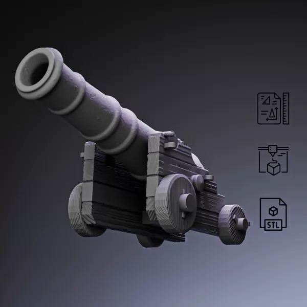 Pirate Cannon #RoZ - Model preview 3