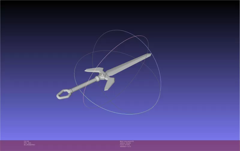Dungeon Of Black Company Shia Sword - Model preview 3