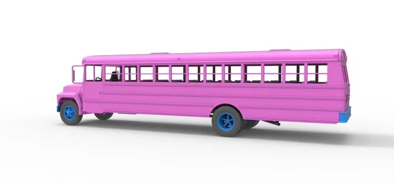 School bus for Figure 8 racing Version 2 Scale 1:25 - Model preview 13