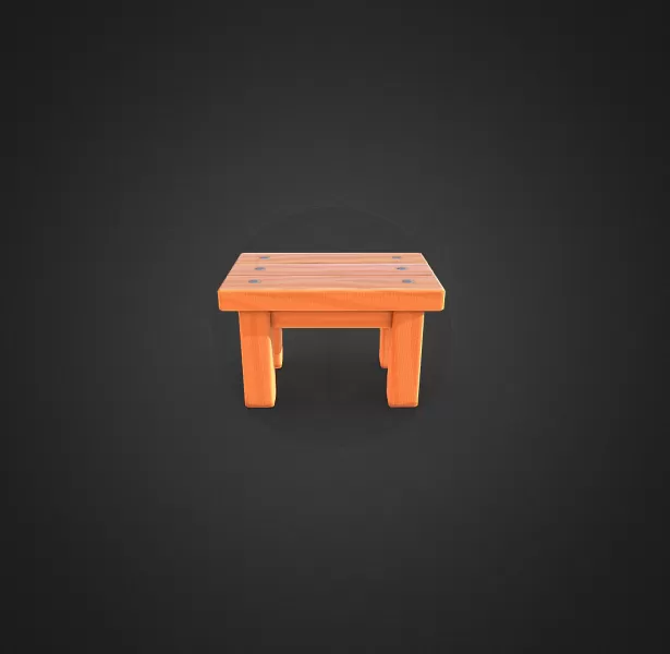 Living The Dream Stepping Stool - Model preview 3