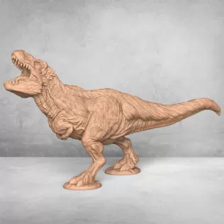 Trex Dinosaur Statue - Model thumbnail 4