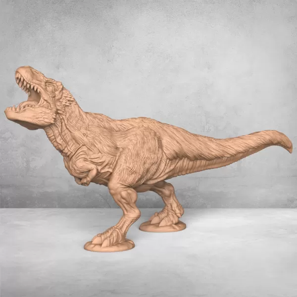 Trex Dinosaur Statue - Model preview 4