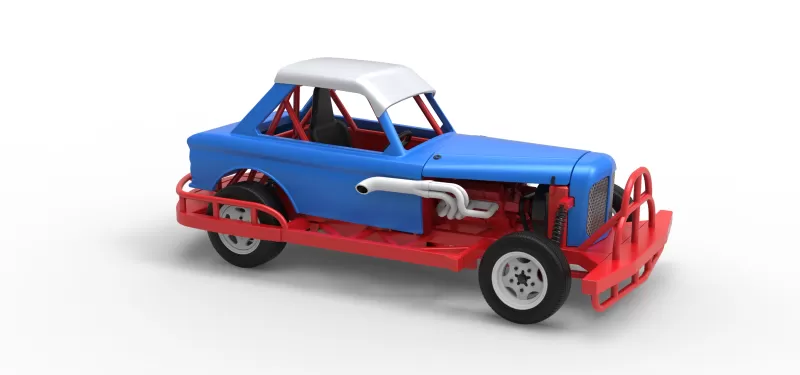 New Zealand Vintage Stock car Scale 1:25 - Model preview 20