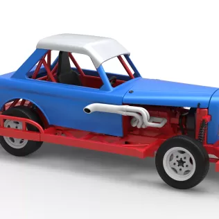 New Zealand Vintage Stock car Scale 1:25 - Model thumbnail 20