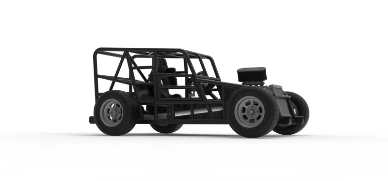 Dwarf car Base Scale 1:25 - Model preview 25