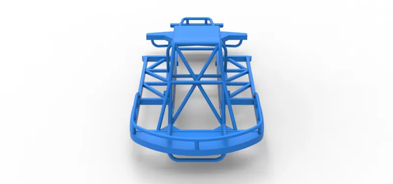 Frame of New Zealand Vintage Stock car Scale 1:25 - Model preview 13